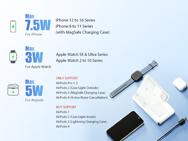 wireless charger 3 in 1