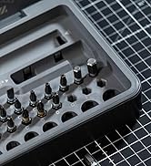 ATuMan 40 in 1 magnetic ratchet screwdriver set with Detachable Handle, 180° Ratchet Head, 45-Too...