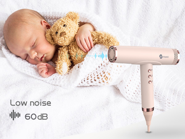 quiet hair dryer low noise