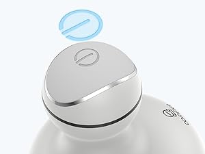 Scalp massage button