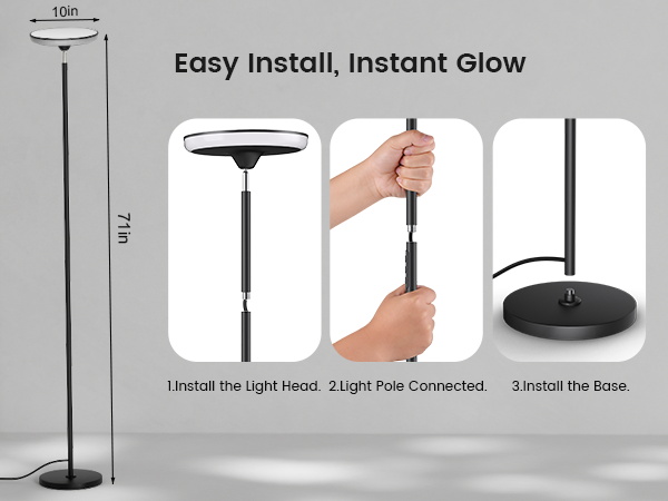 floor lamp with remote