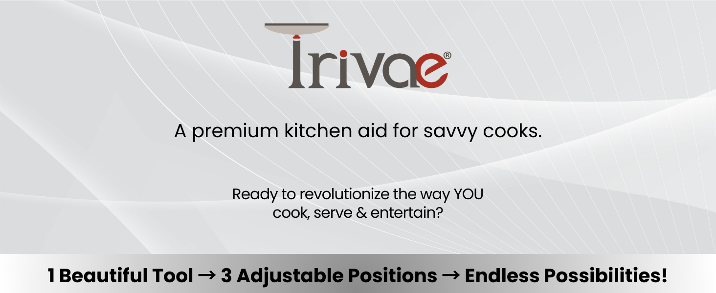 Trivae lid holder and modular trivet - a premium kitchen tool for savvy cooks