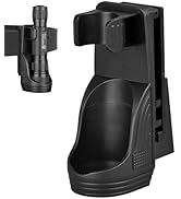 Flashlight Holster,1-1.1 inches Tactical Flashlight Holster Features Adjustable Belt Width, Compa...