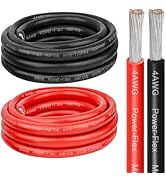 4 Gauge Marine Wire, 4 AWG Tinned Copper Electrical Wire, Boat Cable for Automotive, Solar, Car A...