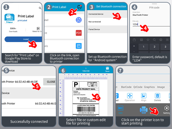 thermal label printer