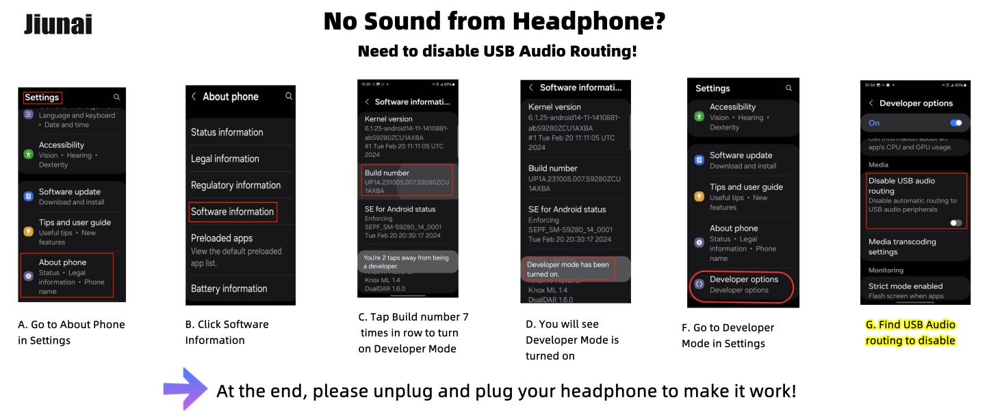 USB audio routing