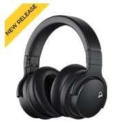 MOVSSOU E7 Active Noise Cancelling Headphones Bluetooth True Black