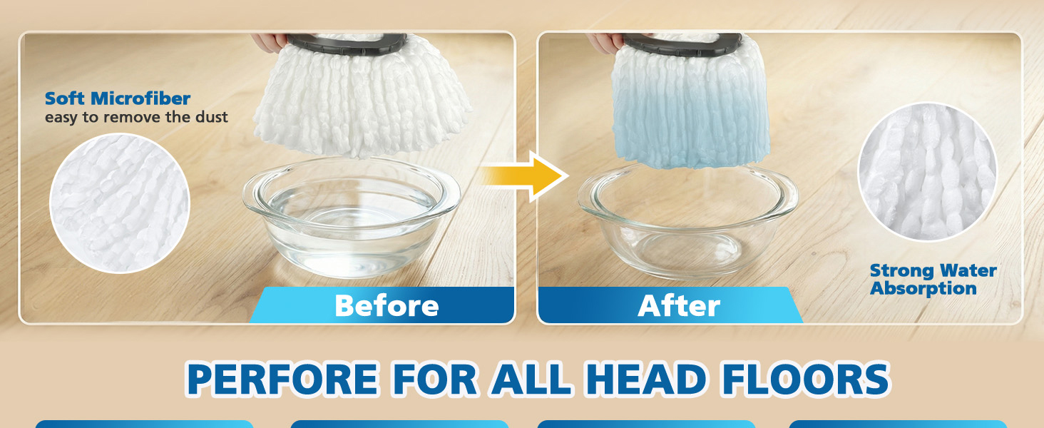 Spin Mop Replace Head