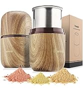COOL KNIGHT Electric Herb Grinder [Large Capacity/High Rotating Speed]-Electric Grinder for Spice...