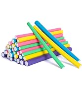 Goodofferplace 9.45" 30pcs Flexi Rods,Hair Rollers Flexible Curling Rods Twist-flex Bendy Foam Ha...