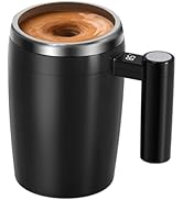 OUGETHER Automatic Magnetic Stirring Coffee Mug, Self Stirring Mug Magnetic Coffee Stirrer Mug fo...