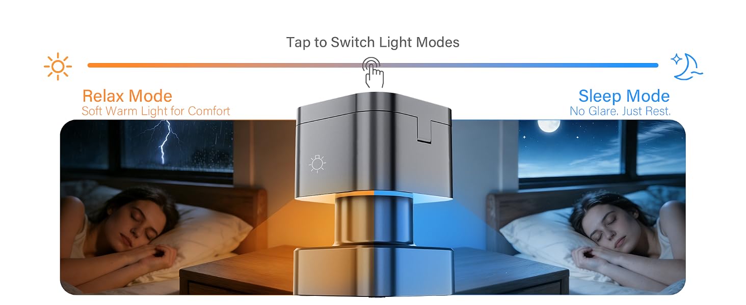 4 in 1 Wireless Charging Station There are two lighting effects