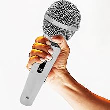 microphone for singing, wired microphone, dynamic microphone, mic, singing microphone