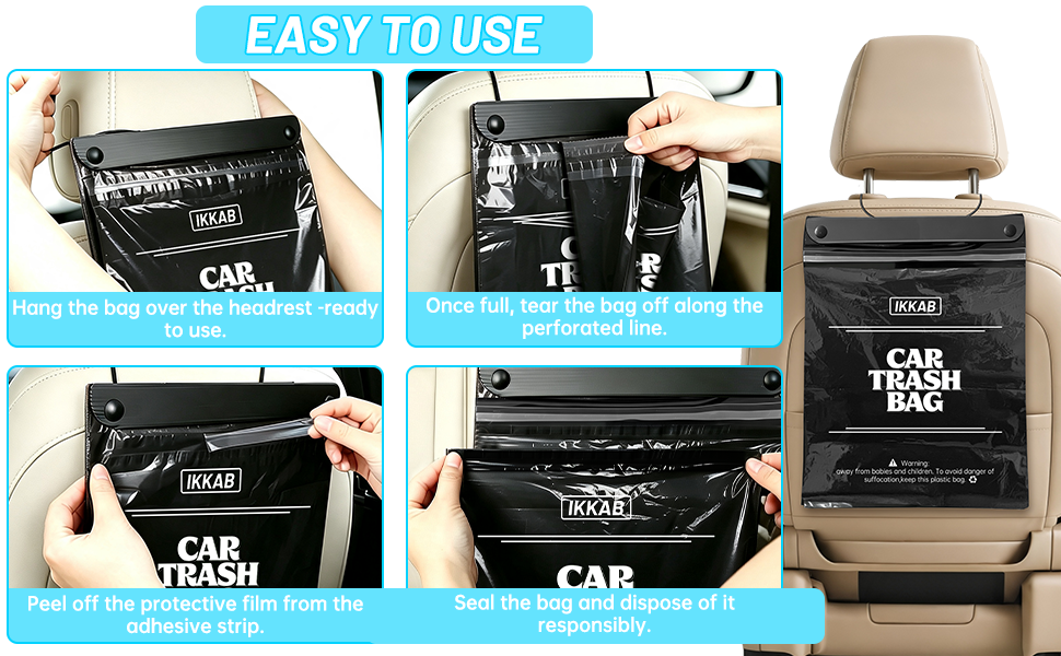 trash bag for car