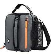 MIER Expandable Lunch Bag Insulated Lunch Box for Men to Work Travel Portable Lunchbox Bags with ...