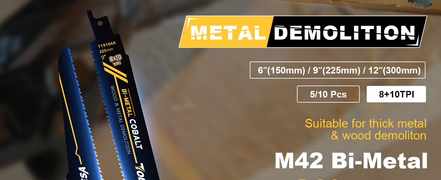 reciprocating saw blades