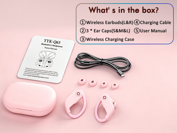 wireless earbuds with charging case