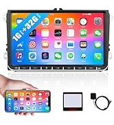 1G+32G 9 inch Car Stereo Radio for VW Volkswagen Jetta Tiguan Beetle Passat Golf Polo Android 13 ...