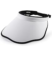 HEEHIPOO Women's Sun Visors Wavy Wide Brim Sun Hat Outdoor UV Protection Sports Hat