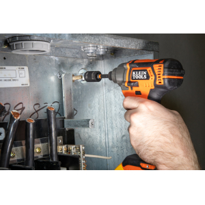 Adjustable magnetic screwdriver with quick-adjust push button