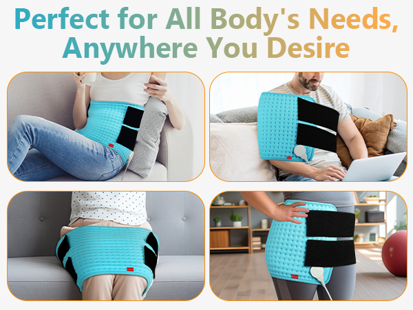 heating pad for leg hip