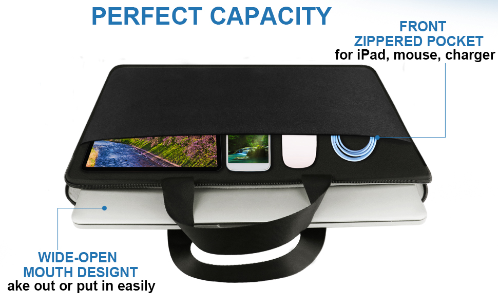 Laptop Sleeve Case 15.6 inch, Durable Travel Laptop