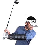 Golf Swing Training Elbow Brace, Straight and Turn Arm Golf Swing Trainer Golf Swing Trainer, Per...
