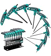 Libraton T-Handle Torx Wrench Set, T10-T50 Torx Star Wrench, Two-Tip Design, DIY &amp; Auto Bike Repa...