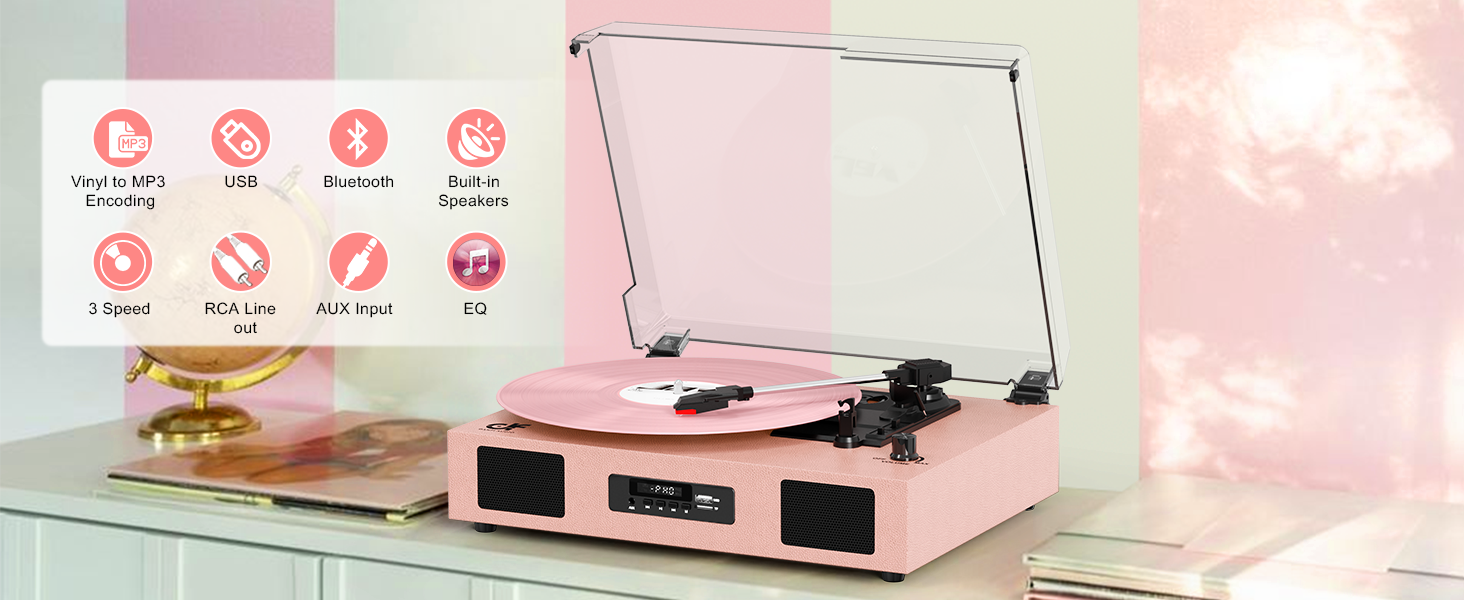vinyl record player