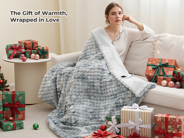 Heated Throw Blanket 50&amp;#34;x60&amp;#34;