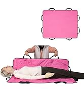 Multipurpose 48" x 40" Bed Pad with Reinforced Handles – Reusable &amp; Washable Transfer Sheet for C...