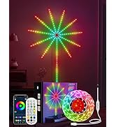 Daymeet Smart Firework LED Lights, ICRGB Dream Color LED Lights for Bedroom, LED Strip Lights wit...