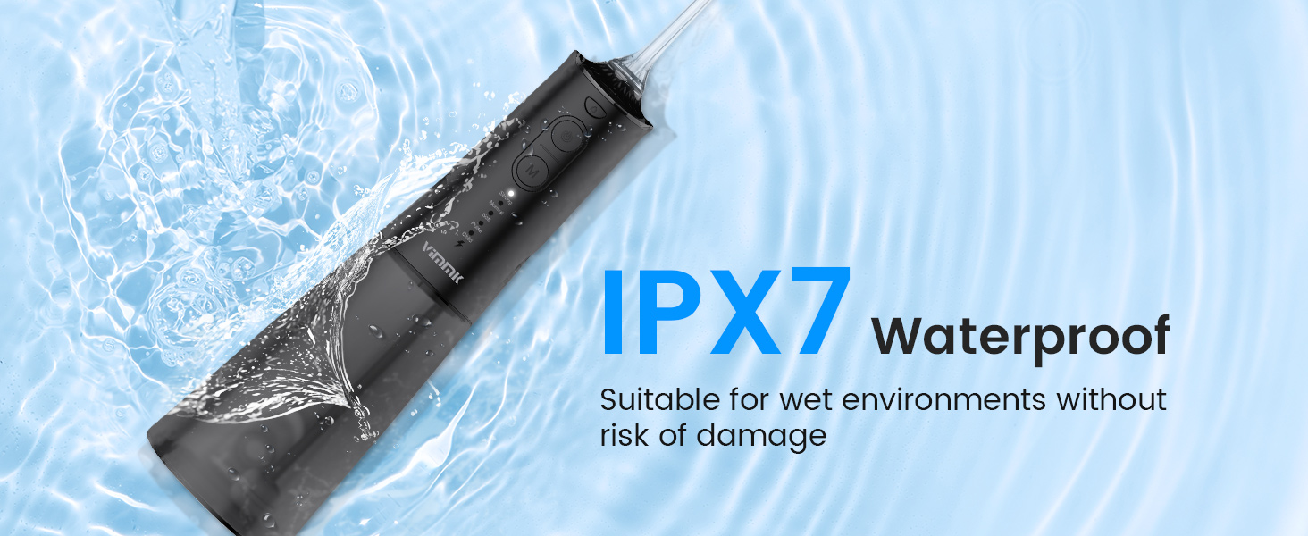 IPX7 waterproof