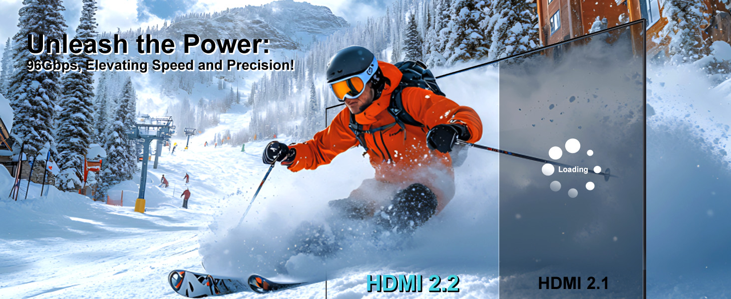 HDMI 2.2 CABLE 96gbps