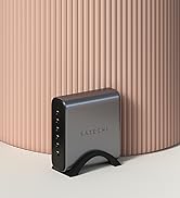 Satechi 200W 6-Port GaN Charging Station, 2 140W USB-C and 4 USB-C, Fast Charging Travel Charger ...