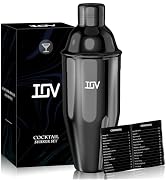 IOV Cocktail Shaker, 24 oz Martini Shaker, Drink Mixer with Built-in Strainer, Professional Stain...