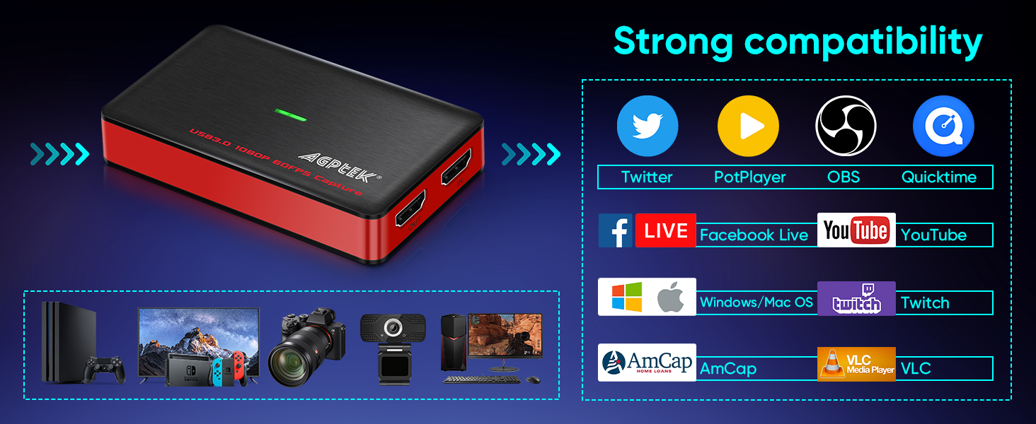 USB3.0 Game Capture Card 4K@30