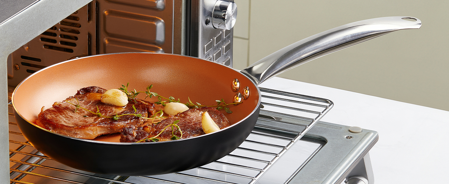 ceramic skillet with lid