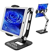 Bracwiser Adjustable Tablet Phone Holder Stand for 4.7-11 inch iPad, iPad Air, iPad Pro, Samsung ...