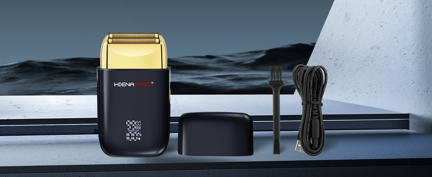 Foil Shaver Black Gold