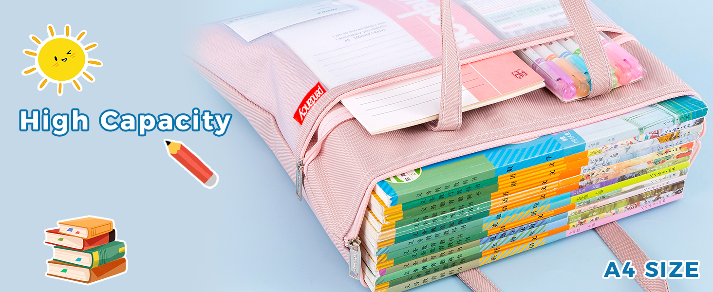 A3 A4 Size Mesh Zipper Pouch
