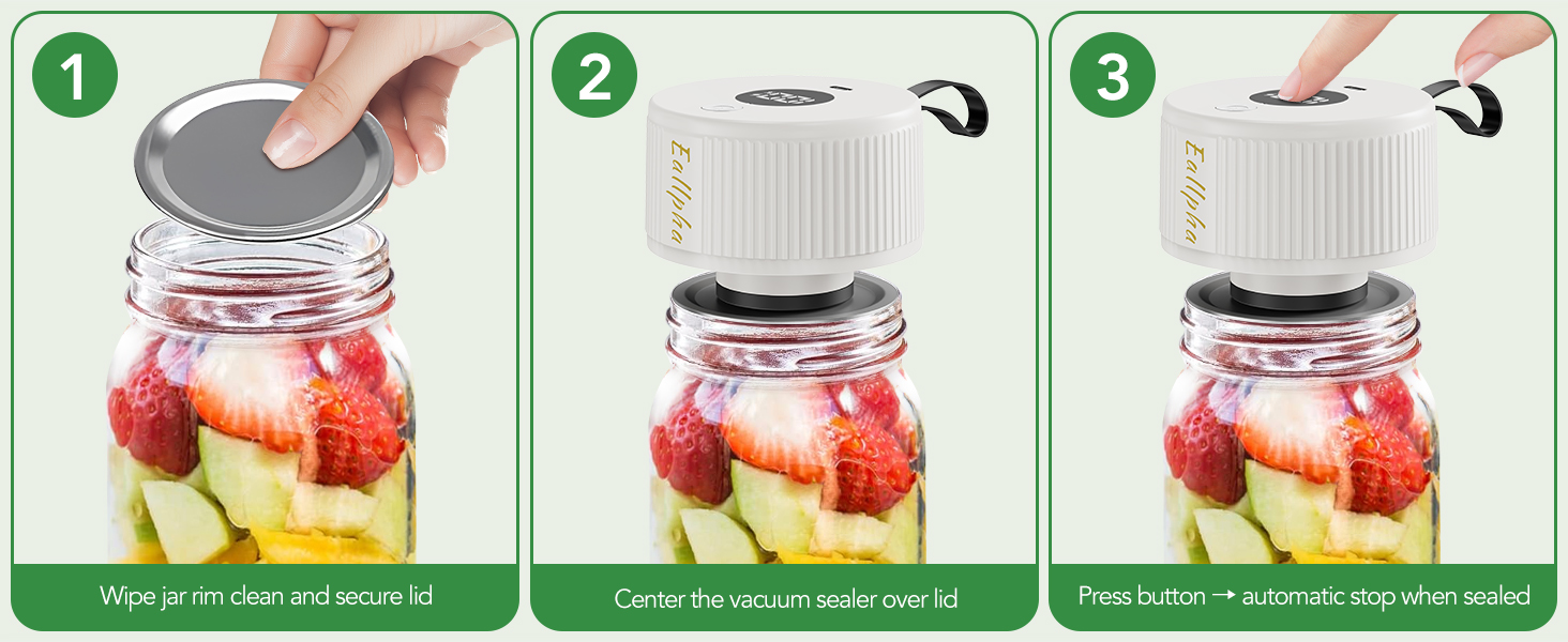 electric vacuum sealer for mason jars