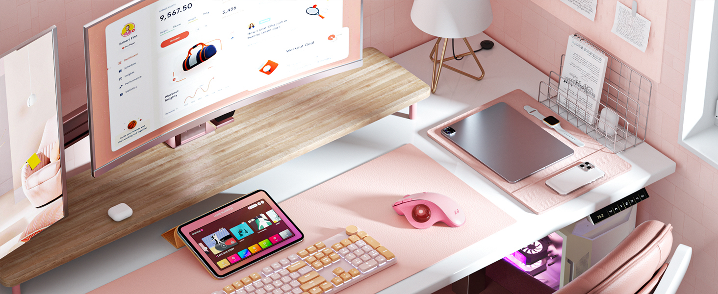 Pink Ergonomic Mouse