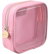 Aveniee Small Clear Makeup Bag, Mini Makeup Bag for Purse Organizer, Cosmetic Bag Travel Zipper P...