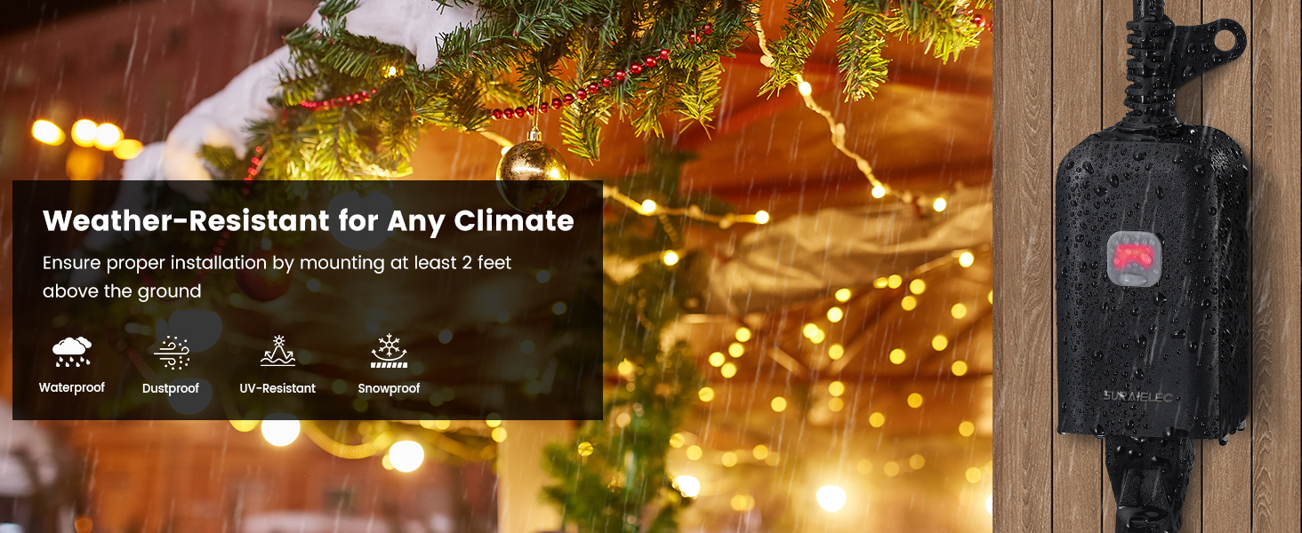  Outdoor Remote Control Outlet