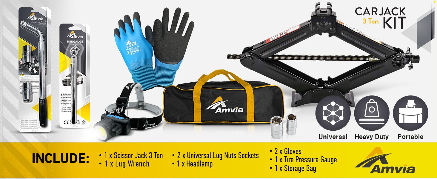 Car Jack Kit 3 Ton
