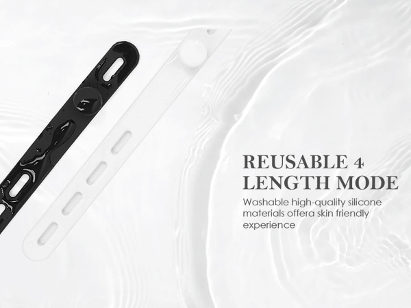 Durable, reusable silicone: Waterproof, flexible, and wear-resistant.