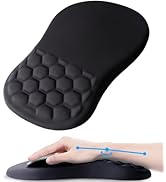 Laokiiy Mouse Pad Wrist Support, Ergonomic Mouse Pad with Wrist Rest, Comfortable Computer Mouse ...