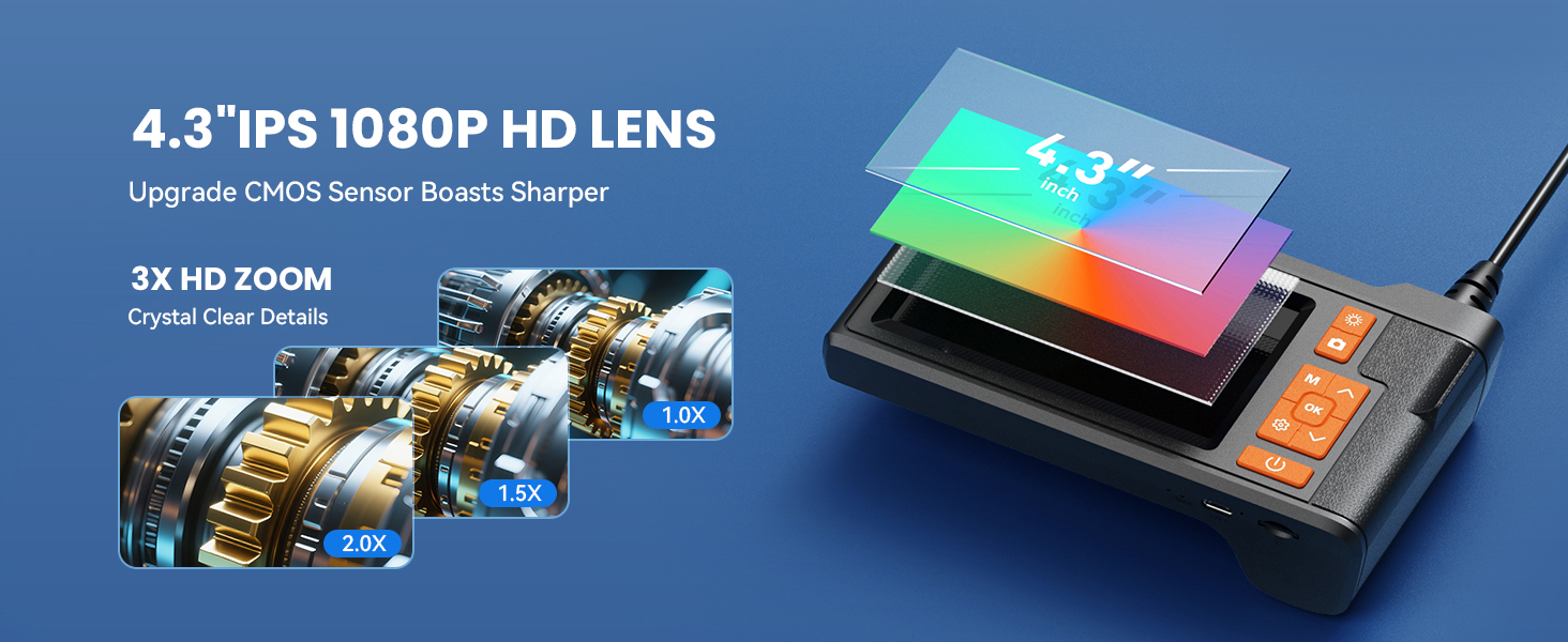 Endoscope Camera with Light