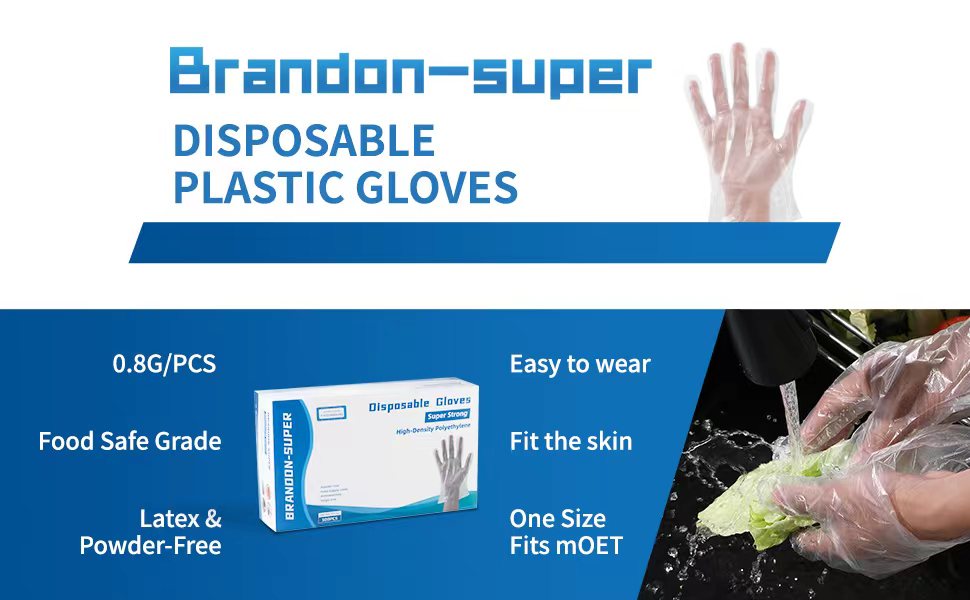 Brandon-super Disposable Food Prep Gloves
